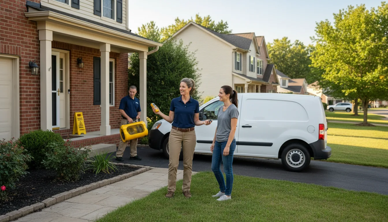 Water restoration image for Water Damage & Restoration Services in Marlow, NH